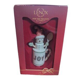 Lenox  Merry Marshmallow Joy Ornament 810969 New in Box